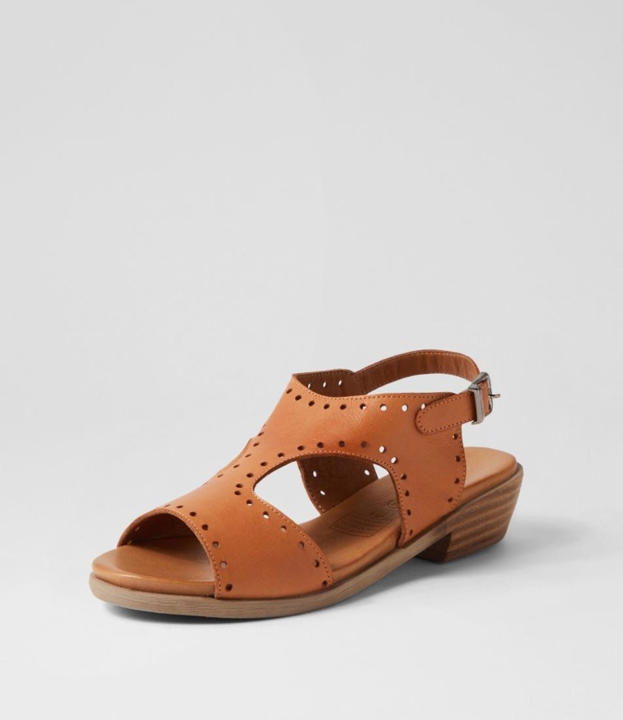 Shoes DIANA FERRARI | Bija Tan Leather Sandals