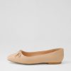 Shoes MOLLINI | Teliyer Dark Nude Leather Ballet Flats