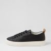 Shoes DIANA FERRARI | Abigails Black Tan Tumble Leather Sneakers