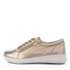 Shoes ZIERA | Solar Xf Champagne Leather Sneakers