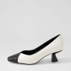 Shoes DJANGO & JULIETTE | Dinah Black Ivory Leather Heels