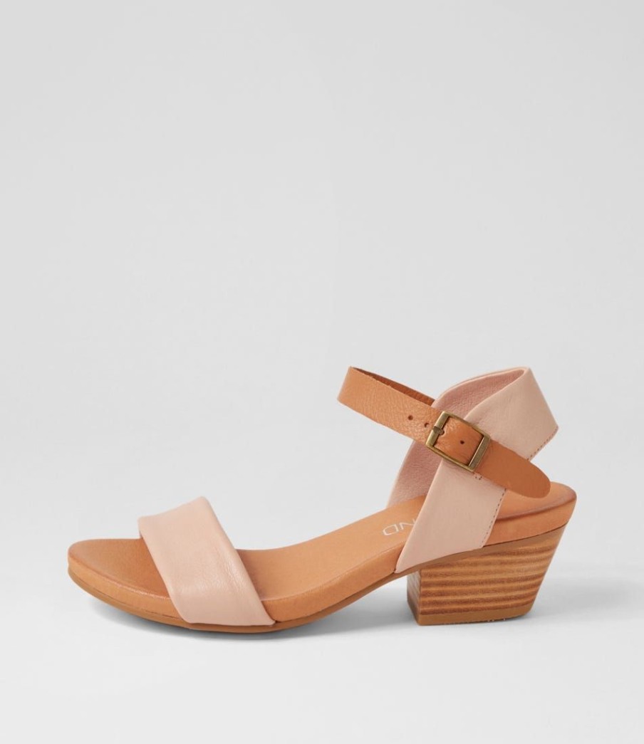 Shoes TOP END | Control Cafe Dark Tan Leather Sandals