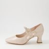 Shoes DJANGO & JULIETTE | Penaya Nude Shimmer Leather Heels