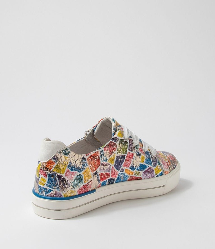 Shoes ZIERA | Audry W Bright Metallic Multi Leather Sneakers