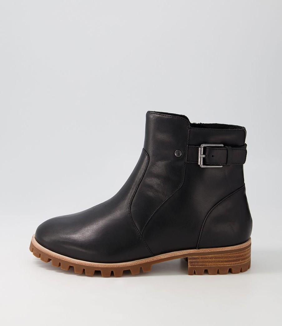 Shoes ZIERA | Misael W Black Leather Ankle Boots