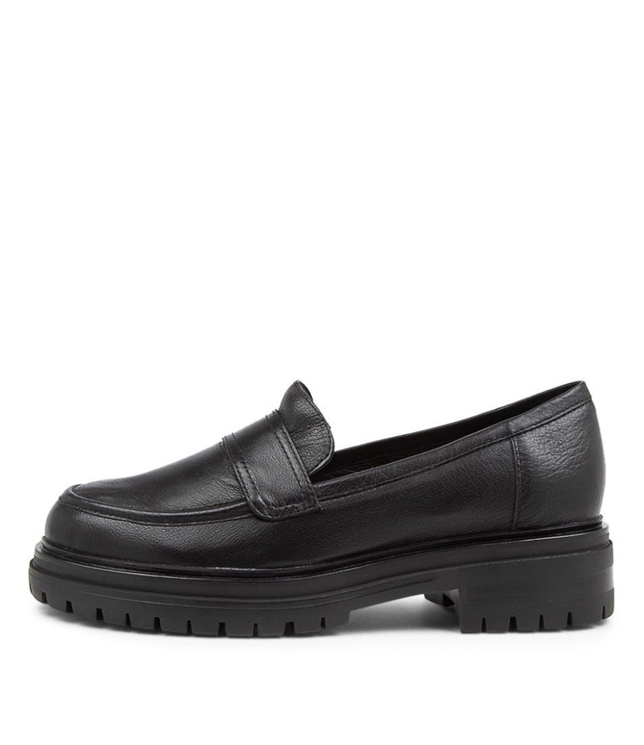 Shoes MOLLINI | Alanta Black Leather Loafers