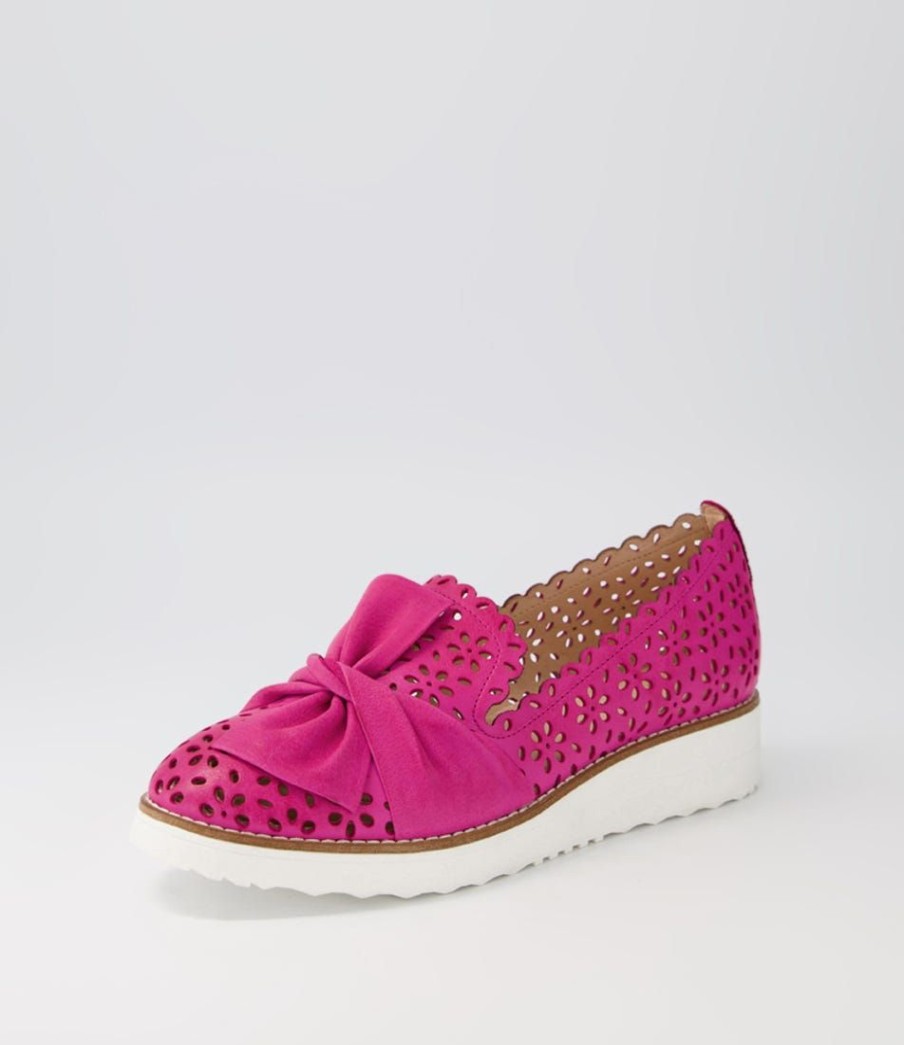 Shoes TOP END | Omilla Fuchsia Leather Sandals Ws