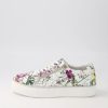 Shoes DJANGO & JULIETTE | Froggy White Print Croc Leather Sneakers