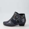 Shoes ZIERA | Canton Xw Navy Mix Ankle Boots