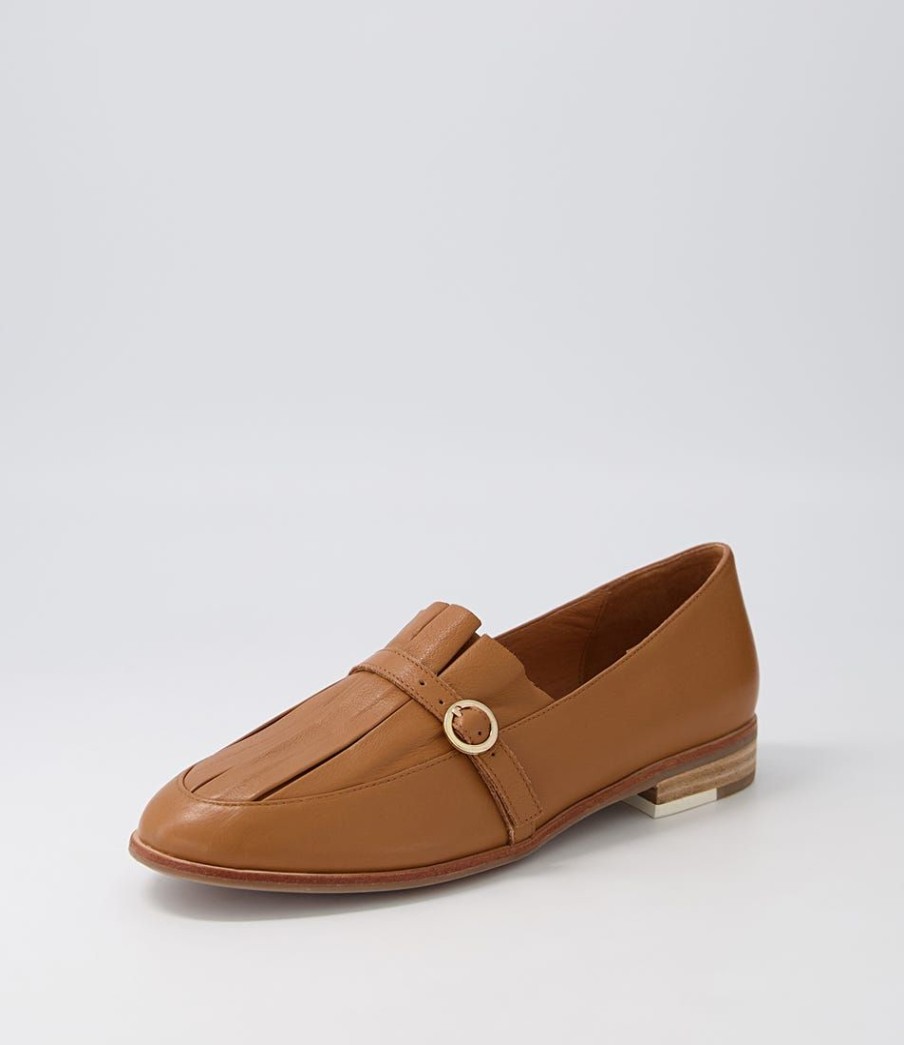 Shoes DJANGO & JULIETTE | Banzos Dark Tan Leather Loafers