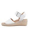 Shoes ZIERA | Kraig Xw White Leather Sandals