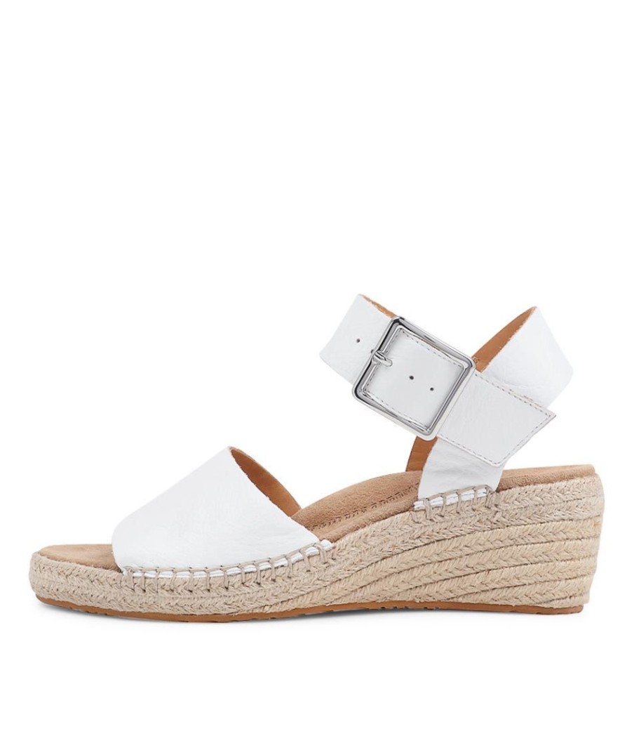 Shoes ZIERA | Kraig Xw White Leather Sandals