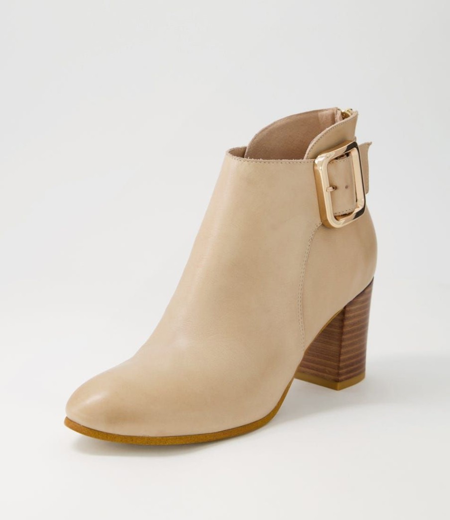 Shoes TOP END | Umost Camel Leather Ankle Boots