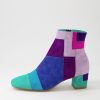 Shoes DJANGO & JULIETTE | Heoner Purple Multi Ankle Boots