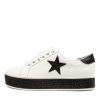 Shoes TOP END | Nicee To White Black Leather Jewels