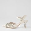 Shoes DJANGO & JULIETTE | Eugenie Ivory Satin Heels