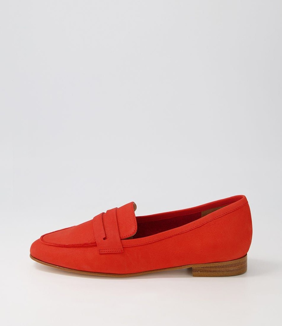 Shoes EOS | Coco Aperol Leather Loafers