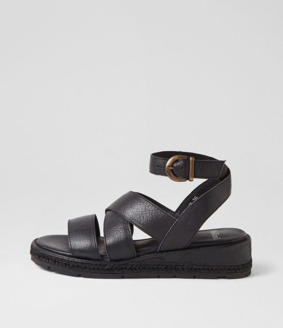 Shoes MOLLINI | Biby Black Leather Sandals