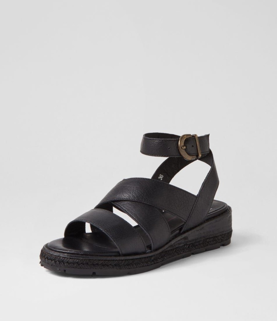 Shoes MOLLINI | Biby Black Leather Sandals