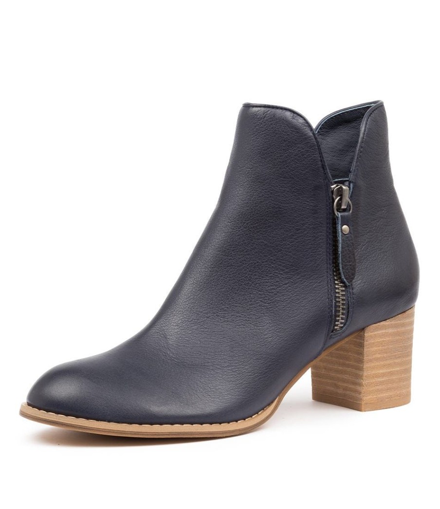 Shoes DJANGO & JULIETTE | Shiannely Navy Leather