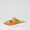 Shoes ZIERA | Marissa W Tan Leather Sandals