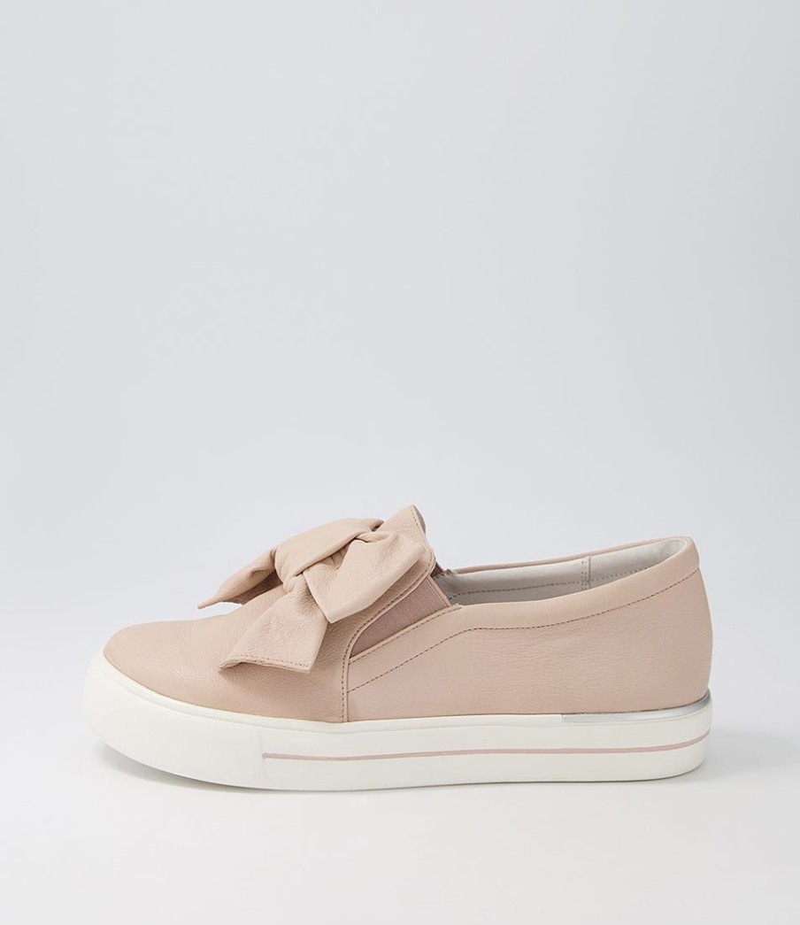 Shoes ZIERA | Ahearn W Pale Pink Leather Sneakers