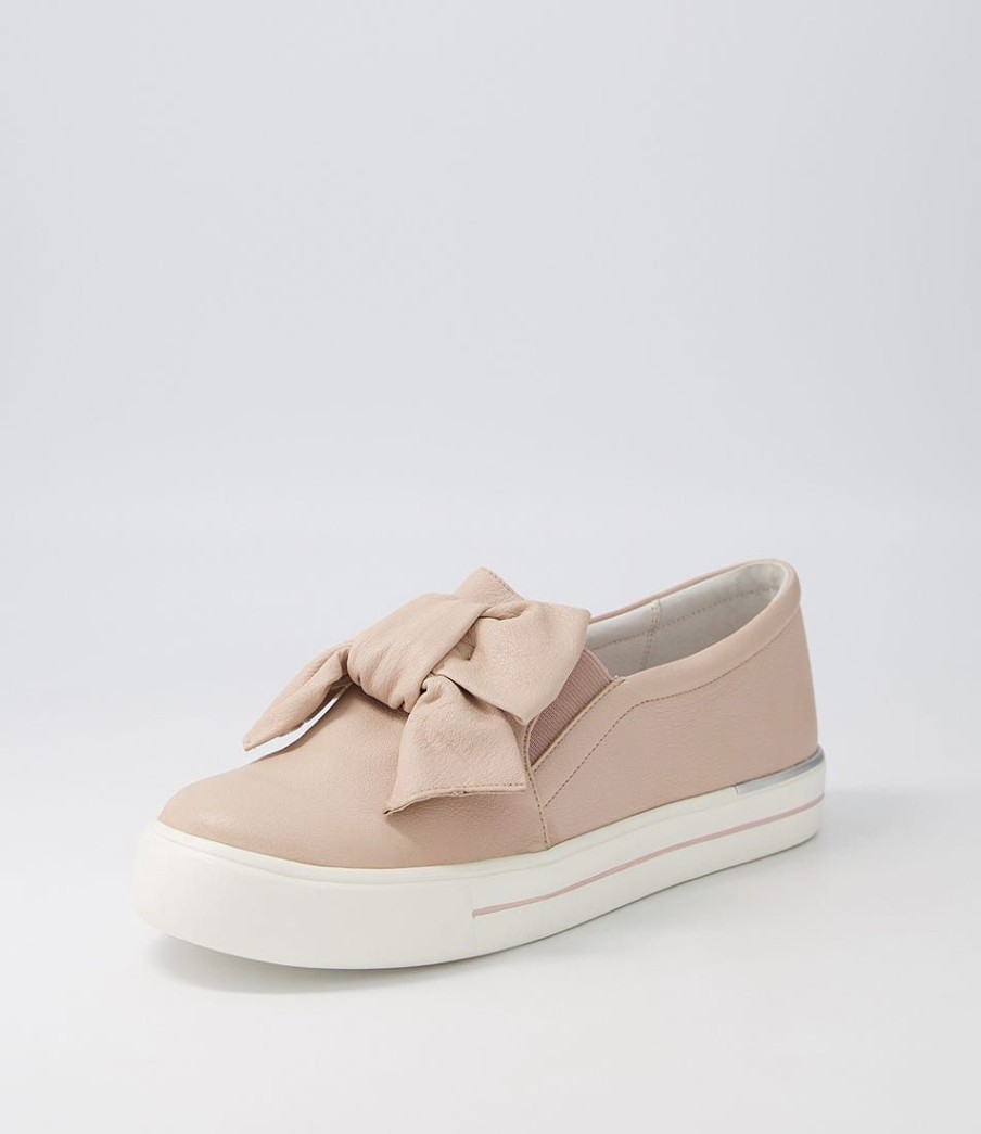 Shoes ZIERA | Ahearn W Pale Pink Leather Sneakers