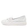 Shoes DJANGO & JULIETTE | Yabadi White Leather Sneakers