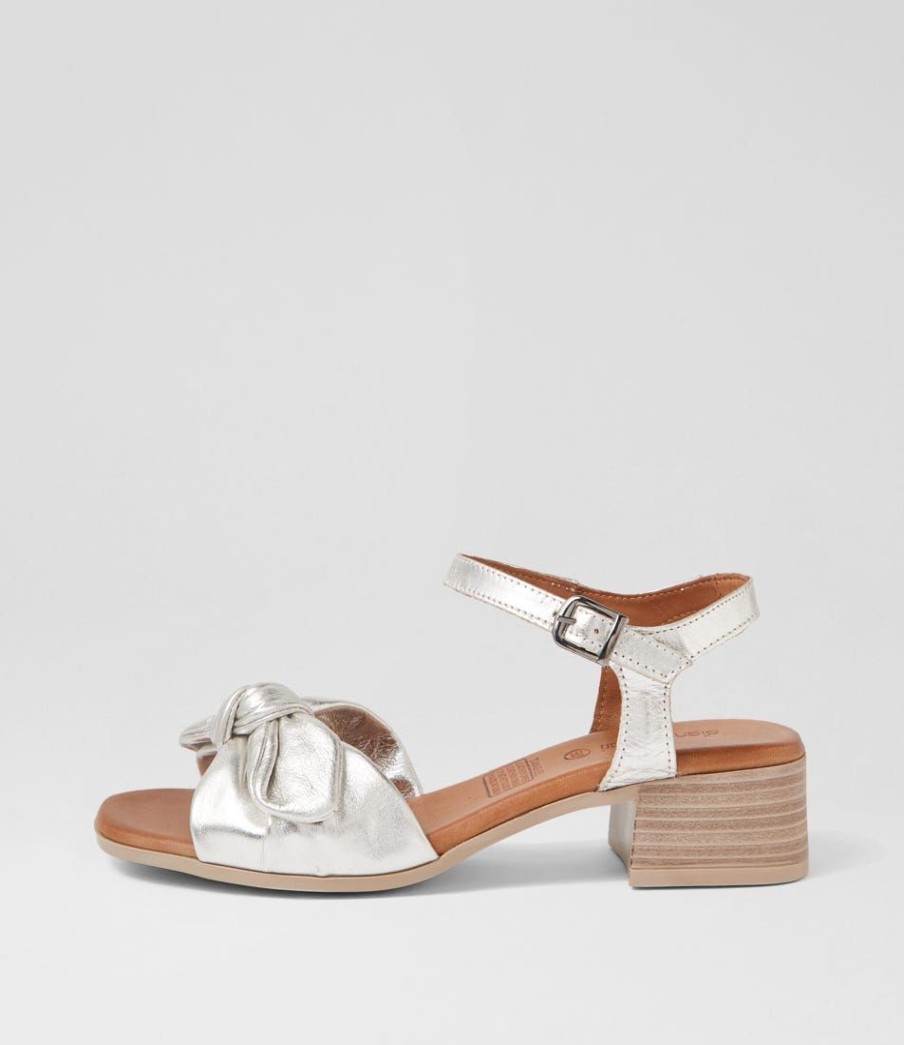 Shoes DIANA FERRARI | Tanglee Silver Leather Sandals