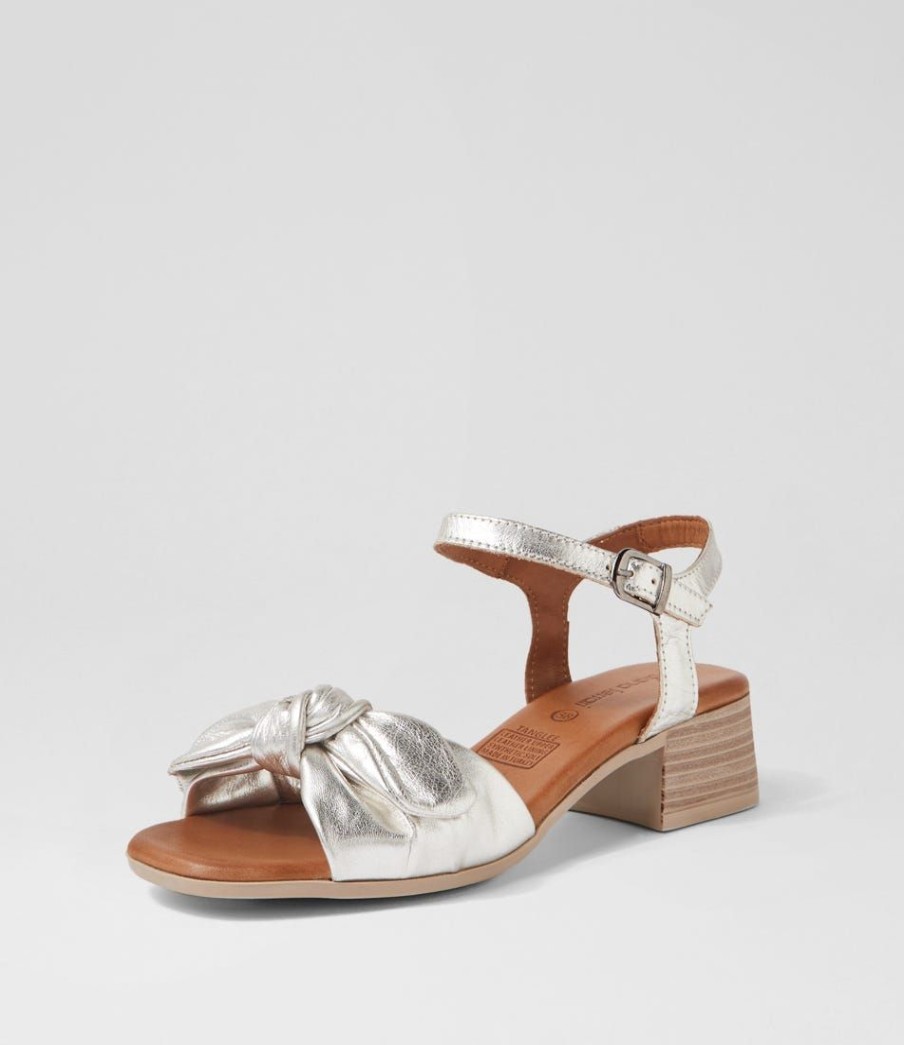 Shoes DIANA FERRARI | Tanglee Silver Leather Sandals