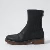 Shoes DJANGO & JULIETTE | Greysony Black Leather Ankle Boots