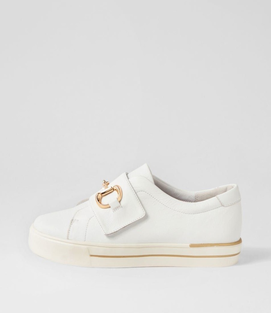 Shoes ZIERA | Aldwin W White Leather Sneakers