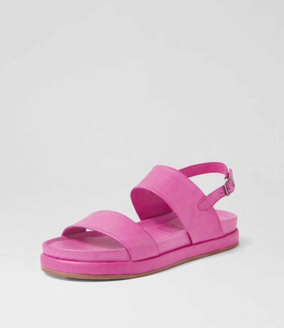 Shoes DIANA FERRARI | Morices Magenta Leather Sandals