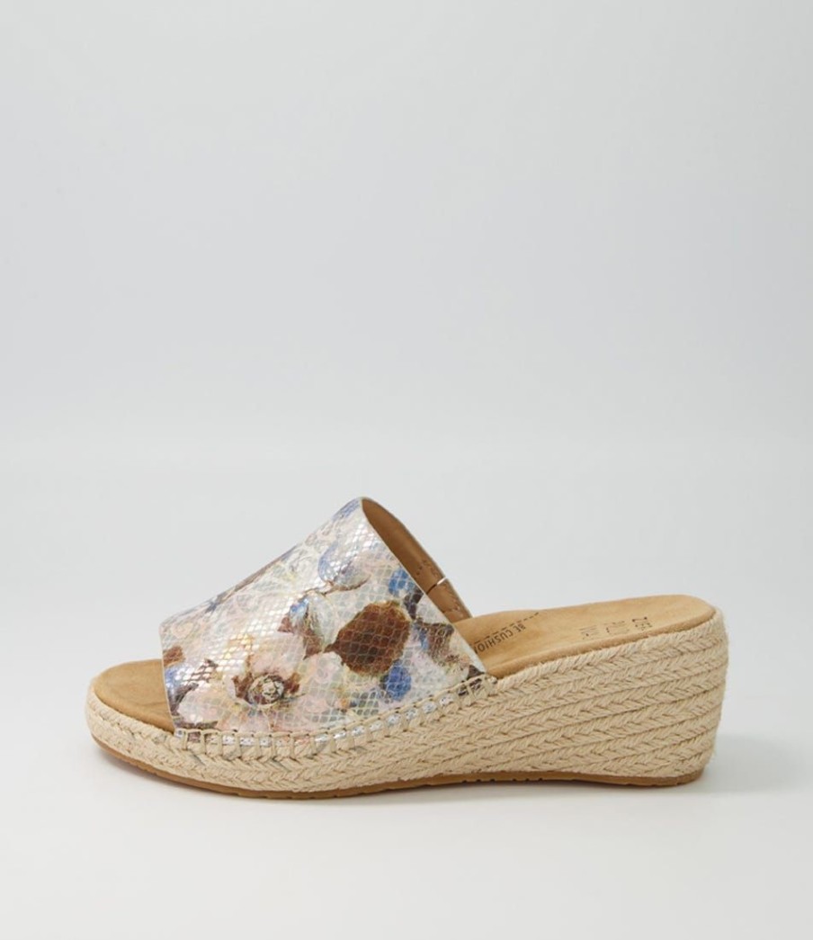 Shoes ZIERA | Kadmosy Xw Natural Multi Leather Espadrilles