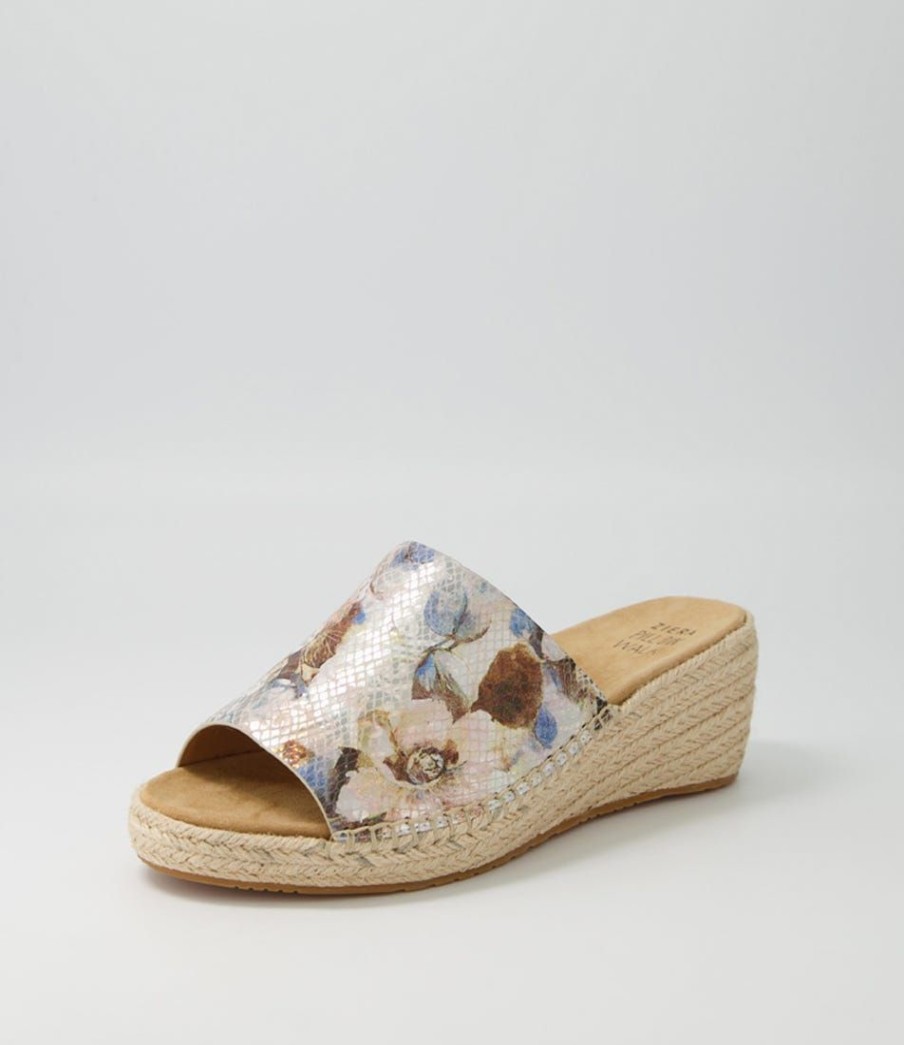 Shoes ZIERA | Kadmosy Xw Natural Multi Leather Espadrilles