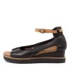 Shoes DJANGO & JULIETTE | Brayan Black-Dk Tan Lea