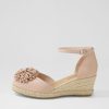 Shoes DJANGO & JULIETTE | Rakim Rose Leather Suede Wedges