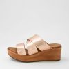 Shoes DIANA FERRARI | Cisabel Rose Gold Leather Sandals