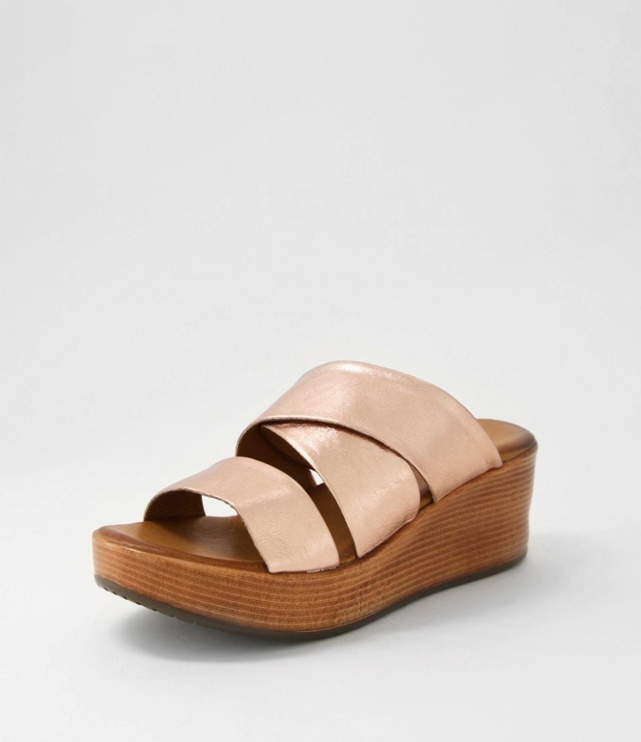 Shoes DIANA FERRARI | Cisabel Rose Gold Leather Sandals