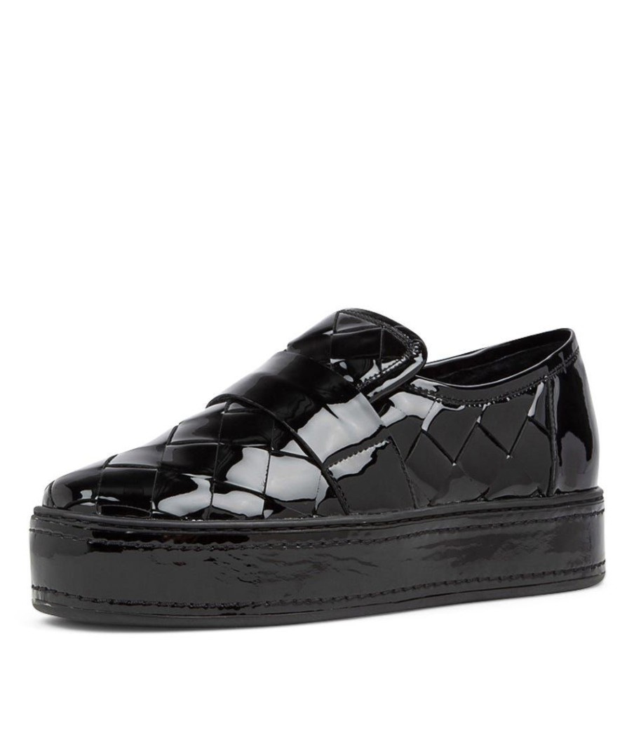 Shoes DJANGO & JULIETTE | Gustave Black Patent Leather Flat Shoes