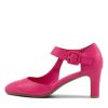 Shoes DJANGO & JULIETTE | Trinities Fuchsia Leather Heels