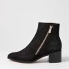 Shoes MOLLINI | Spayn Black Suede Ankle Boots