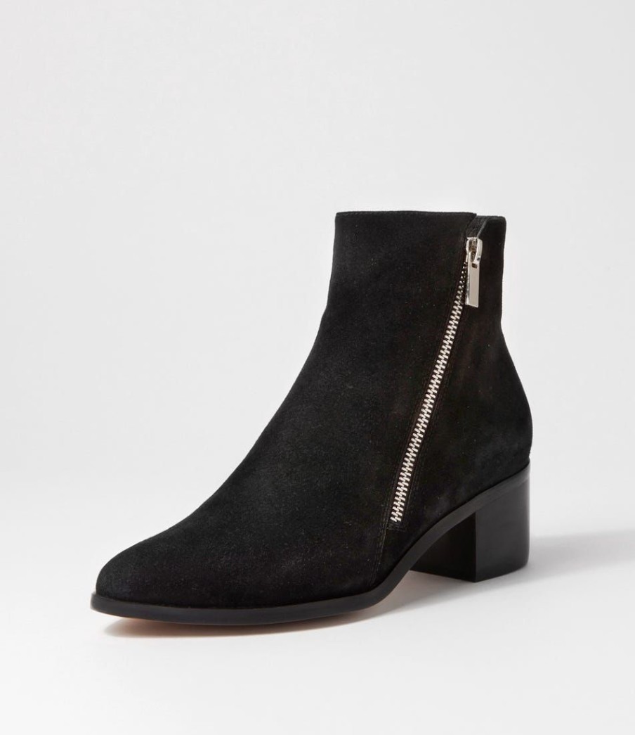 Shoes MOLLINI | Spayn Black Suede Ankle Boots