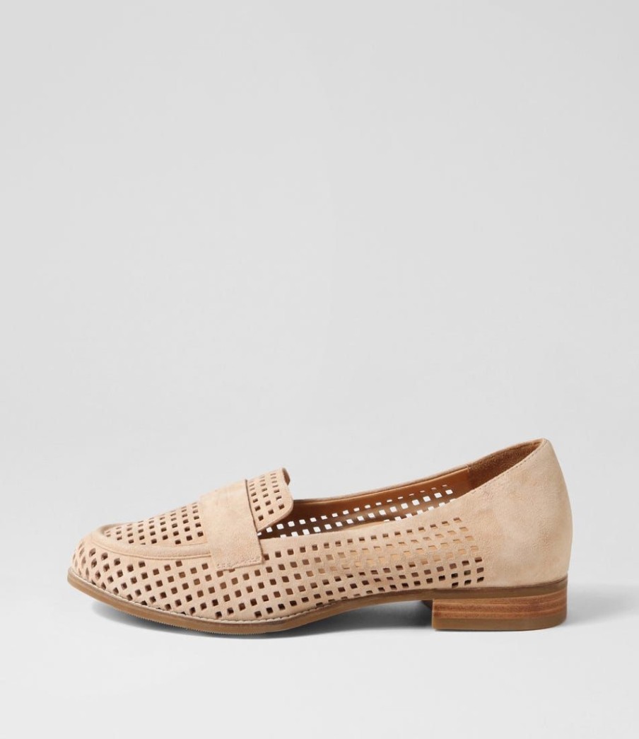 Shoes ZIERA | Toppiey Xf Latte Suede Loafers