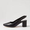 Shoes DIANA FERRARI | Lillian Black Leather Heels