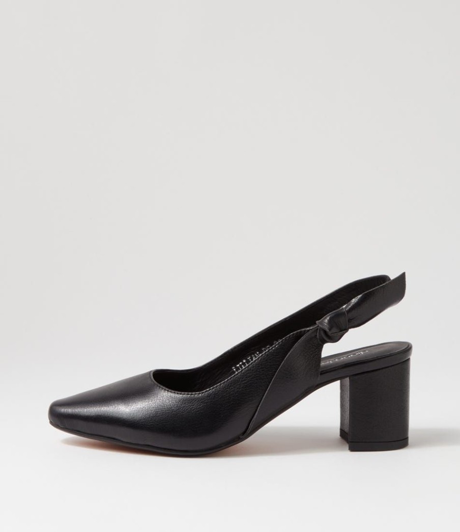 Shoes DIANA FERRARI | Lillian Black Leather Heels