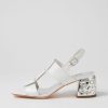 Shoes DJANGO & JULIETTE | Pando White Clear Leather Vinylite Sandals