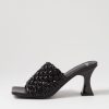 Shoes MOLLINI | Mimi Black Weave Mules