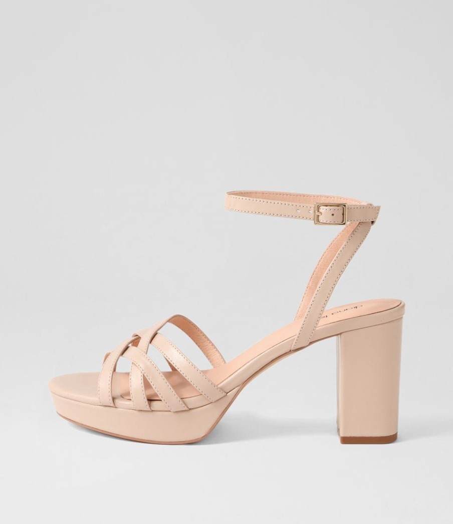 Shoes DIANA FERRARI | Careen Nude Leather Sandals