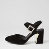 Shoes DJANGO & JULIETTE | Kalsey Black Suede Heels